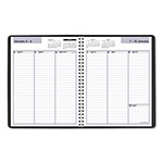 At-A-Glance DayMinder Weekly Planner, Vertical-Column Format, 8.75 x 7, Black Cover, 12-Month (Jan to Dec): 2024 view 1