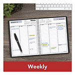 At-A-Glance DayMinder Weekly Planner, Vertical-Column Format, 8.75 x 7, Black Cover, 12-Month (Jan to Dec): 2024 view 3