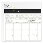 At-A-Glance Two-Color Desk Pad, 22 x 17, White Sheets, Black Binding, Clear Corners, 12-Month (Jan to Dec): 2024 view 2
