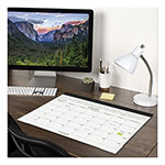 At-A-Glance Two-Color Desk Pad, 22 x 17, White Sheets, Black Binding, Clear Corners, 12-Month (Jan to Dec): 2024 view 4