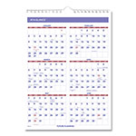 At-A-Glance Monthly Wall Calendar with Ruled Daily Blocks, 8 x 11, White, 2022 view 2