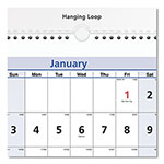 At-A-Glance QuickNotes Three-Month Wall Calendar in Horizontal Format, 24 x 12, White Sheets, 15-Month (Dec to Feb): 2022 to 2024 view 1