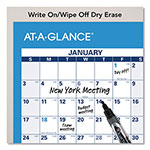 At-A-Glance Horizontal Reversible/Erasable Wall Planner, 36 x 24, White/Blue Sheets, 12-Month (Jan to Dec): 2024 view 2