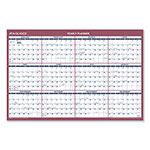 At-A-Glance Vertical/Horizontal Wall Calendar, 24 x 36, White/Blue/Red Sheets, 12-Month (Jan to Dec): 2024 view 3