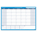 At-A-Glance 30/60-Day Undated Horizontal Erasable Wall Planner, 36 x 24, White/Blue Sheets, Undated view 1