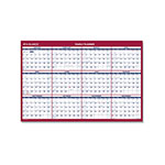 At-A-Glance Erasable Vertical/Horizontal Wall Planner, 24 x 36, Blue/Red, 2022 view 3
