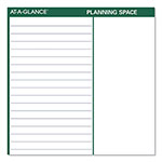 At-A-Glance Vertical Erasable Wall Planner, 32 x 48, White/Green Sheets, 12-Month (Jan to Dec): 2024 view 2