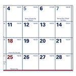At-A-Glance Erasable Vertical/Horizontal Wall Planner, 32 x 48, White/Blue/Red Sheets, 12-Month (Jan to Dec): 2024 view 1