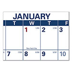 At-A-Glance Erasable Vertical/Horizontal Wall Planner, 32 x 48, Blue/Red, 2022 view 4