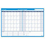 At-A-Glance 30/60-Day Undated Horizontal Erasable Wall Planner, 48 x 32, White/Blue Sheets, Undated view 2
