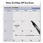 At-A-Glance QuickNotes Mini Erasable Wall Planner, 16 x 12, White/Blue/Yellow Sheets, 12-Month (Jan to Dec): 2024 view 3