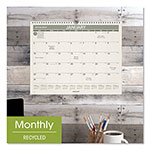 At-A-Glance Recycled Wall Calendar, Unruled Blocks, 15 x 12, Sand/Green Sheets, 12-Month (Jan to Dec): 2024 view 2