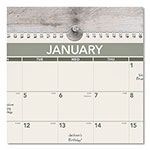 At-A-Glance Recycled Wall Calendar, Unruled Blocks, 15 x 12, Sand/Green Sheets, 12-Month (Jan to Dec): 2024 view 3