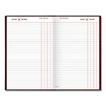 At-A-Glance Standard Diary Daily Journal, 2024 Edition, Wide/Legal Rule, Red Cover, (210) 12 x 7.75 Sheets view 3
