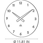ALBA Hormilena Wall Clock - Analog - Quartz view 1