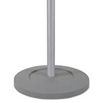 ALBA Festival Coat Stand with Umbrella Holder, Five Knobs, 14w x 14d x 73.67h, Silver Gray view 2