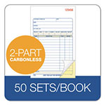 Adam 2-Part Sales Book, 6 11/16 x 4 3/16, Carbonless, 50 sets/Book view 2
