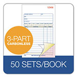 Adam Carbonless Sales Order Book, Three-Part Carbonless, 4-3/16 x 7 3/16, 50 Sheets view 2