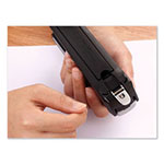Stanley Bostitch InPower Spring-Powered Premium Desktop Stapler, 28-Sheet Capacity, Black/Silver view 1
