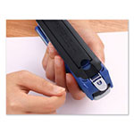 Stanley Bostitch InPower Spring-Powered Premium Desktop Stapler, 28-Sheet Capacity, Blue/Silver view 4