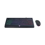 Adesso Backlit Gaming Keyboard and Mouse Combo, USB, Black view 2