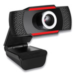 Adesso CyberTrack H3 720P HD USB Webcam with Microphone, 1280 pixels x 720 pixels, 1.3 Mpixels, Black view 1