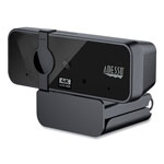 Adesso CyberTrack H6 4K USB Fixed Focus Webcam with Microphone, 3840 Pixels x 2160 Pixels, 8 Mpixels, Black view 1