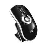 Adesso Air Mouse Elite Wireless Presenter Mouse, USB 2.0, 2.4 GHz Frequency/100 ft Wireless Range, Left/Right Hand Use, Black view 3