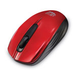 Adesso iMouse S50 Wireless Mini Mouse, 2.4 GHz Frequency/33 ft Wireless Range, Left/Right Hand Use, Red view 2