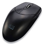 Adesso iMouse M60 Antimicrobial Wireless Mouse, 2.4 GHz Frequency/30 ft Wireless Range, Left/Right Hand Use, Black view 1
