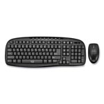 Adesso WKB1330CB Wireless Desktop Keyboard and Mouse Combo, 2.4 GHz Frequency/30 ft Wireless Range, Black orginal image