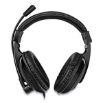 Adesso Xtream H5 Multimedia Headset with Mic, Binaural Over the Head, Black view 1
