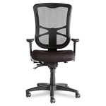 Alera Elusion Series Mesh High-Back Multifunction Chair, Supports up to 275 lbs, Black Seat/Black Back, Black Base view 5