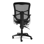 Alera Elusion Series Mesh Mid-Back Multifunction Chair, Supports up to 275 lbs., Black Seat/Black Back, Black Base view 4