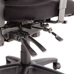 Alera Elusion Series Mesh Mid-Back Multifunction Chair, Supports up to 275 lbs, Black Seat/Black Back, Black Base view 3