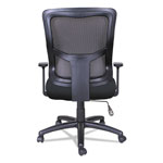 Alera Elusion II Series Mesh Mid-Back Swivel/Tilt Chair, Supports up to 275 lbs, Black Seat/Black Back, Black Base view 3