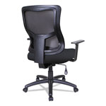 Alera Elusion II Series Mesh Mid-Back Swivel/Tilt Chair, Supports up to 275 lbs, Black Seat/Black Back, Black Base view 4
