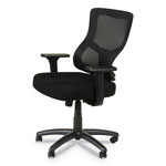 Alera Elusion II Series Mesh Mid-Back Swivel/Tilt Chair with Adjustable Arms, Up to 275 lbs, Black Seat/Back, Black Base view 5