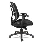 Alera Eon Series Multifunction Mid-Back Cushioned Mesh Chair, Supports up to 275 lbs, Black Seat/Black Back, Black Base view 3