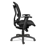 Alera Eon Series Multifunction Mid-Back Suspension Mesh Chair, Supports up to 275 lbs, Black Seat/Black Back, Black Base view 2