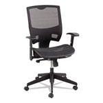 Alera Epoch Series Suspension Mesh Multifunction Chair, Supports up to 275 lbs, Black Seat/Black Back, Black Base orginal image