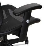 Alera Epoch Series Suspension Mesh Multifunction Chair, Supports up to 275 lbs, Black Seat/Black Back, Black Base view 5