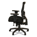 Alera Etros Series Mid-Back Multifunction with Seat Slide Chair, Supports up to 275 lbs, Black Seat/Black Back, Black Base view 2