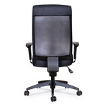 Alera Wrigley Series High Performance High-Back Synchro-Tilt Task Chair, Up to 275 lbs, Black Seat/Back, Black Base view 3