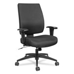 Alera Wrigley Series High Performance Mid-Back Synchro-Tilt Task Chair, Supports up to 275 lbs, Black Seat/Back, Black Base orginal image