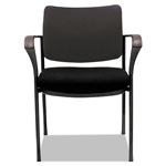 Alera IV Series Guest Chairs, 24.80'' x 22.83'' x 32.28'', Black Seat/Black Back, Black Base, 2/Carton view 1