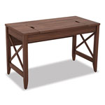 Alera Sit-to-Stand Table Desk, 47.25w x 23.63d x 29.5 to 43.75h, Modern Walnut view 5