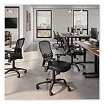 Alera Alera Linhope Chair, Supports Up to 275 lb, Black Seat/Back, Black Base view 1