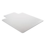 Alera Occasional Use Studded Chair Mat for Flat Pile Carpet, 36 x 48, Lipped, Clear view 5