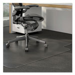Alera Moderate Use Studded Chair Mat for Low Pile Carpet, 36 x 48, Lipped, Clear orginal image
